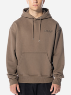 Bluza męska z kapturem oversize Olaf Heavyweight Studio Hoodie "Taupe" M140206-TAUPE L Brązowa (8720104762179)