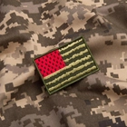 Шеврон нашивка на липучці IDEIA прапор США херсонський Кавунчик вишитий патч 5.3 х 7.6 см 2 шт (2200004271125) - зображення 5