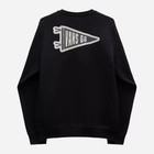 Bluza bez kaptura męska oversize Vans Camp Flag Crew VN000G0CBLK M Czarna (196574969185) - obraz 2