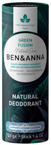 Дезодорант Ben & Anna Natural Deodorant soda-based natural deodorant stick Green Fusion 40 г (4260491222220) - зображення 1