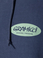 Bluza męska z kapturem oversize Gramicci Original Freedom Oval Hooded Sweatshirt "Navy Pigment" G3FU-J079-NAVY-PIGME L Granatowa (195612542229) - obraz 4