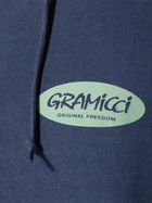 Худі оверсайз чоловіче Gramicci Original Freedom Oval Hooded Sweatshirt "Синє Pigment" G3FU-J079-Синє-PIGME L Темно-синє (195612542229) - зображення 4