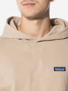 Bluza męska z kapturem Patagonia Regenerative Organic Certified™ Cotton Hoody Sweatshirt "Oar Tan" 26330-ORTN M Beżowa (195699302075) - obraz 3
