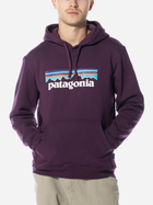 Худі оверсайз чоловіче Patagonia P-6 Logo Uprisal Hoody "Night Plum" 39622-NTPL M Фіолетове (195699783492) - зображення 1