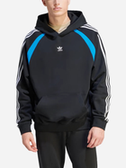 Bluza męska z kapturem oversize Adidas Oversized Hoodie "Black" IW3648 S Czarna (4067886888395)