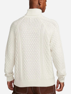 Sweter z golfem męski ciepły Nike Life Knit "Light Bone" FB7770-072 S Kremowy (196969378325) - obraz 2