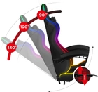 Ігрове крісло Huzaro Force 4.7 RGB Mesh (5903796011388) - зображення 4