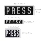Набір шевронів з липучкою IDEIA Press 8х25 / 2.5х11.5 / 5х9 см 3 шт (4820227280780) - зображення 9