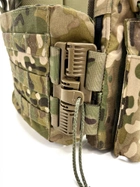 Военный жилет плитоноска для бронепластин М-24 с EXTRA системой быстрого сброса и с боковыми камербандами под баллистический пакет цвет мультикам - изображение 7