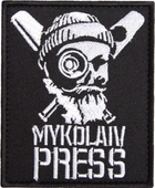 Шеврон нашивка на липучці IDEIA MYKOLAIV PRESS 7х8.5 см (2200004296043)