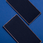Шеврон нашивка на липучці IDEIA погон ДСНС Рядовий синій 5х10 см, вишитий патч (2200004304427) - зображення 3