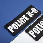 Набір шевронів 3 шт на липучці IDEIA Police K-9, вишиті патчі нашивки (4820227280926) - зображення 4