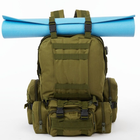 Рюкзак тактический 50L khaki / 3 подсумки / баул - изображение 4