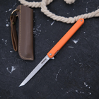 Ніж складний Magura J097 orange handle tanto blade - изображение 1