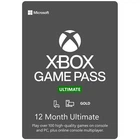 Підписка Xbox Game Pass Ultimate - 12 місяців: Game Pass Console + Core + PC + EA Play (Xbox One/Series + Windows 10/11) підписка для всіх регіонів та країн
