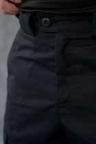 Чоловічий костюм 3в1 " Black" Rip-Stop / Форма убакс + штани Kayman + бейсболка чорний колір з липучками під шеврони 50 - зображення 10