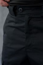 Мужской костюм 3в1 "Black" Rip-Stop / Форма убакс + штаны Kayman + бейсболка черный цвет с липучками под шевроны 44 - изображение 10