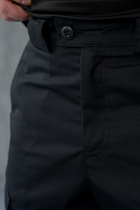 Чоловічий костюм 3в1 " Black" Rip-Stop / Форма убакс + штани Kayman + бейсболка чорний колір з липучками під шеврони 52 - зображення 10