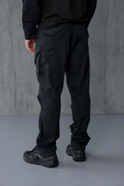 Мужской костюм 3в1 "Black" Rip-Stop / Форма убакс + штаны Kayman + бейсболка черный цвет с липучками под шевроны 52 - изображение 11