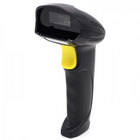 Skaner kodów kreskowych Qoltec Laser barcode scanner 1D 2D Black - obraz 1