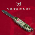 Складной нож Victorinox CLIMBER ARMY Пиксель с крас. лого 1.3703.3.W3941p - изображение 5