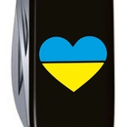Складной нож Victorinox HUNTSMAN UKRAINE Сердце сине-желтое 1.3713.3_T1090u - изображение 4