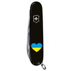 Складной нож Victorinox HUNTSMAN UKRAINE Сердце сине-желтое 1.3713.3_T1090u - изображение 5