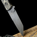 Нож БУШКРАФТ Танто Gorillas BBQ туристический (рептилия) - изображение 4