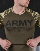 Тактическая потоотводящая мужская футболка Army 3XL олива+пиксель (85606) - изображение 3