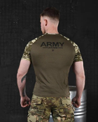 Тактическая потоотводящая мужская футболка Army L олива+пиксель (85606) - изображение 2