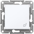 Выключатель Schneider Electric Asfora кнопочный "Звонок" Белый без рамки (EPH0870121)