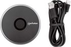 Бездротовий зарядний пристрій Manhattan 10W Fast-Wireless Charging Pad  Чорний (766623102186) - зображення 4