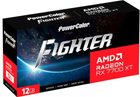 Відеокарта Powercolor PCI-Ex Radeon RX 7700 XT Fighter 12GB GDDR6 (192bit) (2584/18000) (1 x HDMI, 3 х DisplayPort) (RX7700XT 12G-F/OC) - зображення 5