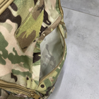 Підсумок-рюкзак сухарний на плитоноску з Моллі, Мультикам, Cordura 1000D, сумка сухарна тактична, сумка сухарка армійська - зображення 8