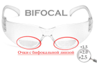 Біфокальні захисні окуляри Pyramex Intruder Bifocal (+1.5) (clear) прозорі - зображення 3