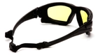 Очки защитные с уплотнителем Pyramex i-Force Slim (Anti-Fog) (amber) желтые - изображение 4
