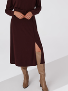Sukienka midi jesienna damska Tatuum Miksa T2121.420 XL Bordowa (5900380951976) - obraz 4
