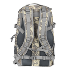 Рюкзак тактичний AOKALI Outdoor A57 36-55L (Camouflage ACU) камуфляжний військовий із сіткою для води - зображення 3