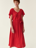Sukienka T-shirt midi letnia damska Tatuum Osta T2214.192 40 Czerwona (5900142154027) - obraz 1