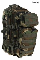 Большой рюкзак Mil-Tec Small Assault Pack 20 l Woodland 14002020 - изображение 7