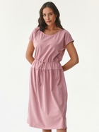 Плаття-футболка міді літнє жіноче Tatuum Natula T2215.197 S Рожеве (5900142153143) - зображення 3