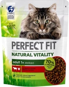 Sucha karma dla kota Perfect Fit Natural Vitality 1+ z wołowiną i kurczakiem 650 g (4008429136153) - obraz 1