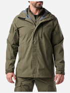 Куртка штормова чоловіча 5.11 Tactical Force Rain Shell Jacket 48362-186 XS Зелена (888579491302) - зображення 1