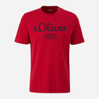 Koszulka męska bawełniana s.Oliver 10.3.11.12.130.2139909-31D1 S Czerwona (4099974203797) - obraz 4
