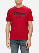 Koszulka męska bawełniana s.Oliver 10.3.11.12.130.2139909-31D1 3XL Czerwona (4099974203841) - obraz 1