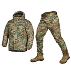 Чоловічий зимовий Костюм CamoTec Куртка + Штани / Польова форма на флісі до -25°C мультикам розмір 2XL - зображення 1