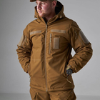 Костюм Soft Shell на Omni-Heat с капюшоном / Мужская Форма Куртка + Брюки койот размер 4XL - изображение 2