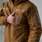 Костюм Soft Shell на Omni-Heat с капюшоном / Мужская Форма Куртка + Брюки койот размер 4XL - изображение 3