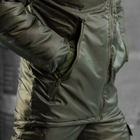 Зимний костюм "Leader" OMNI-HEAT на синтепоне / Комплект куртка + брюки олива размер S - изображение 5
