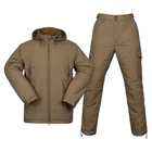Чоловічий зимовий Костюм Куртка + Штани на холлофайбері / Утеплена форма койот розмір M - зображення 1